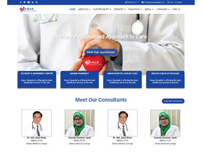 Responsive Joomla Hospital Template