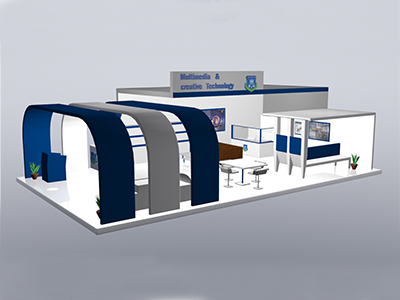 Exhibition Stall 3D Model