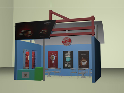 3D Coffee Shop model