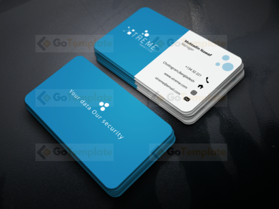 Business Card Design Template (Editable)