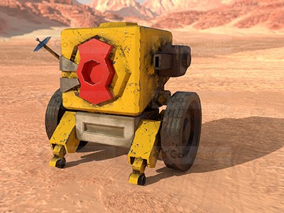 Low Poly Robot 3d Model