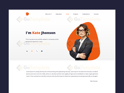 Personal Portfolio Template