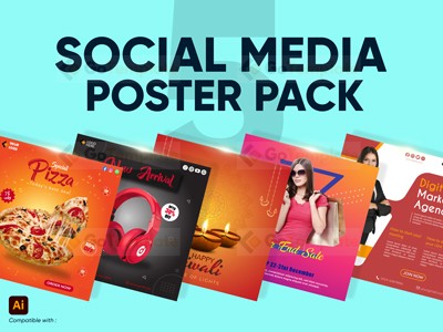 Trendy Social Media Poster Pack