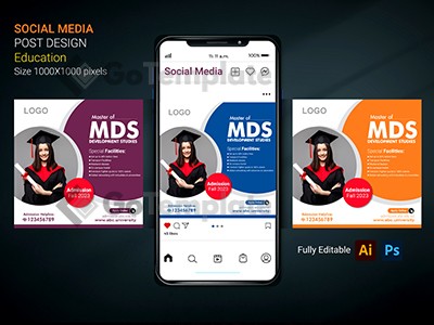 SOCIAL MEDIA POST DESIGN -2  for University