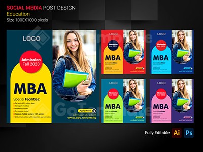 SOCIAL MEDIA POST DESIGN -3 for University