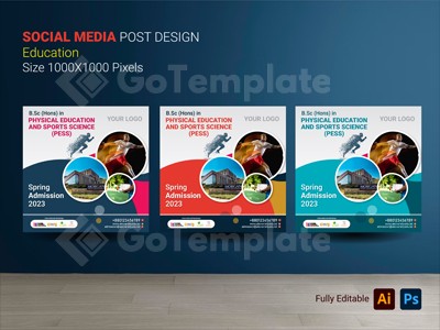 SOCIAL MEDIA POST DESIGN for University 04