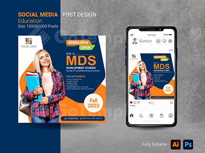 SOCIAL MEDIA POST DESIGN -6 for University