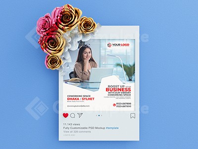 Co-working Space Social Media Template