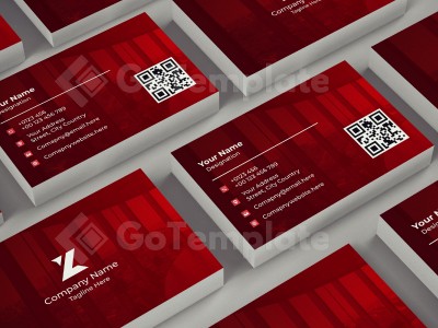 Business card design template