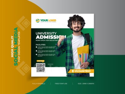 University Admission Post Design