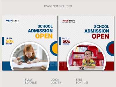 School Admission Open Template